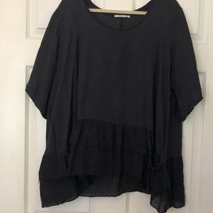 Casual  loose top purchased in Italy! Worn once.